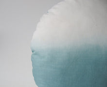 Load image into Gallery viewer, Round Cushion Dip-Dyed