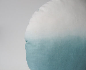 Round Cushion Dip-Dyed