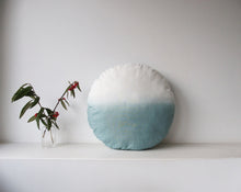 Load image into Gallery viewer, Round Cushion Dip-Dyed