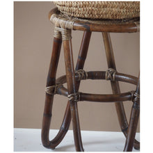 Load image into Gallery viewer, MIKANU SPECIAL OFFER - RATTAN STOOL ANTIQUE