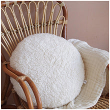 Load image into Gallery viewer, MIKANU ROUND PILLOW TEDDY COTTON