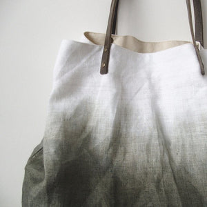 Linen Handbag inked